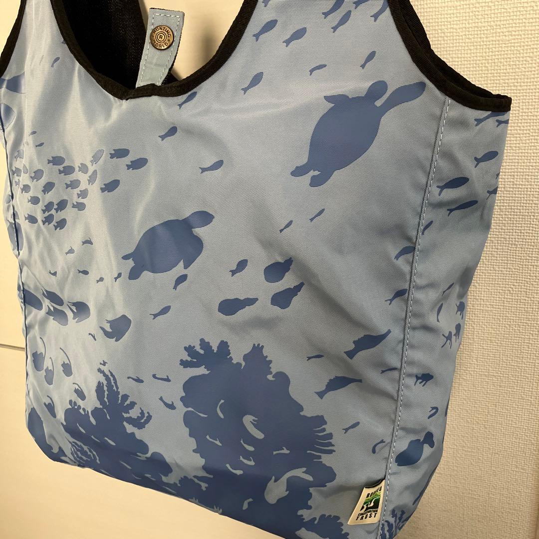 美品〉ハンティングワールド リバーシブル デニム ショルダーバッグ