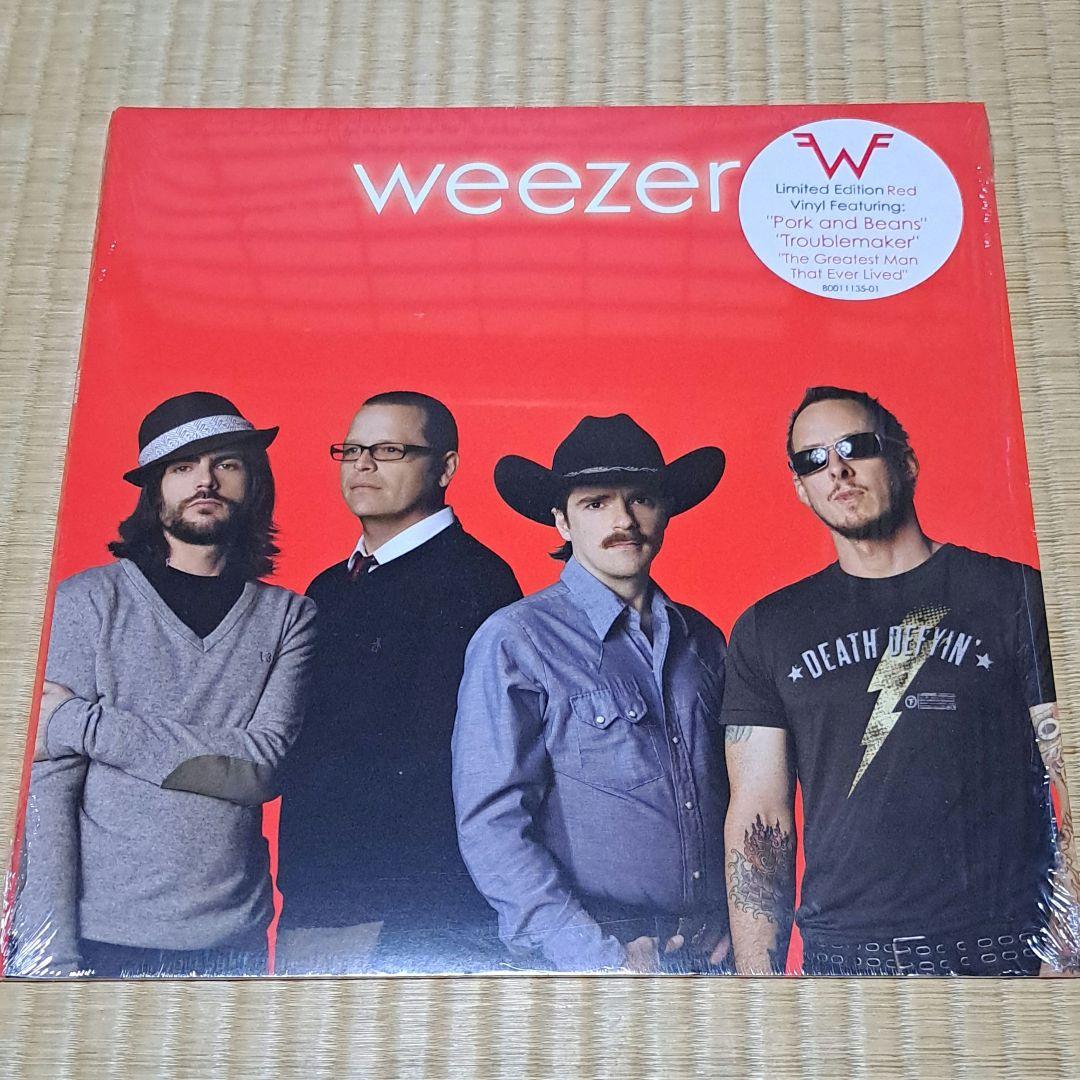 シュリンク付 weezer レコード LP redの通販はau PAY マーケット