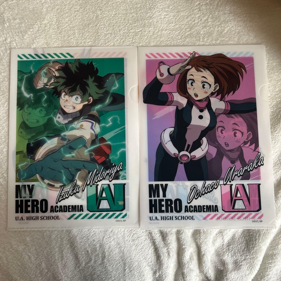 2点セット ヒロアカ 緑谷出久 爆豪勝己 麗日お茶子 轟焦凍 クリア