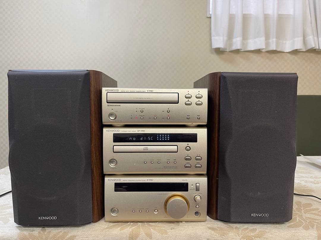 KENWOOD CD・カセットデッキ ゴールド ジャンク KENWOOD CD・MD・カセットデッキ（MDX-K3） - メルカリ