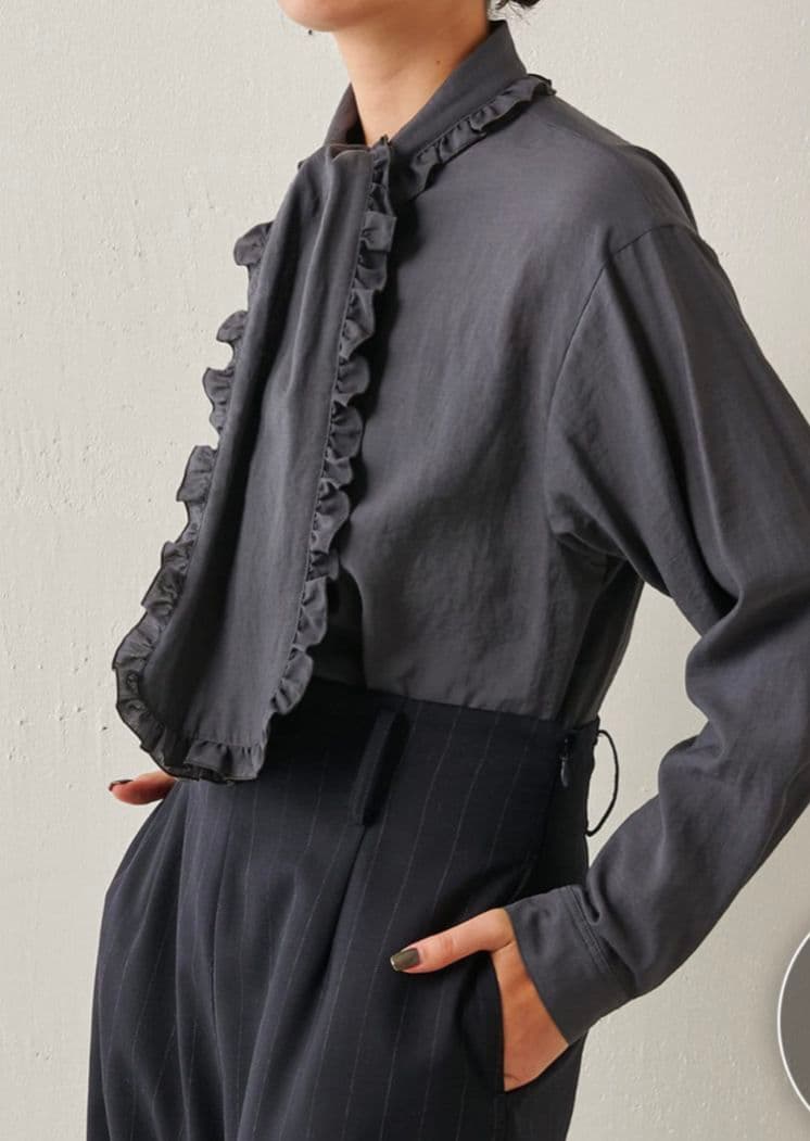 Whim Gazetteウィム ガゼット　フリルボウブラウス ノースリーブフリルボウブラウス | Whim Gazette(ウィム ガゼット