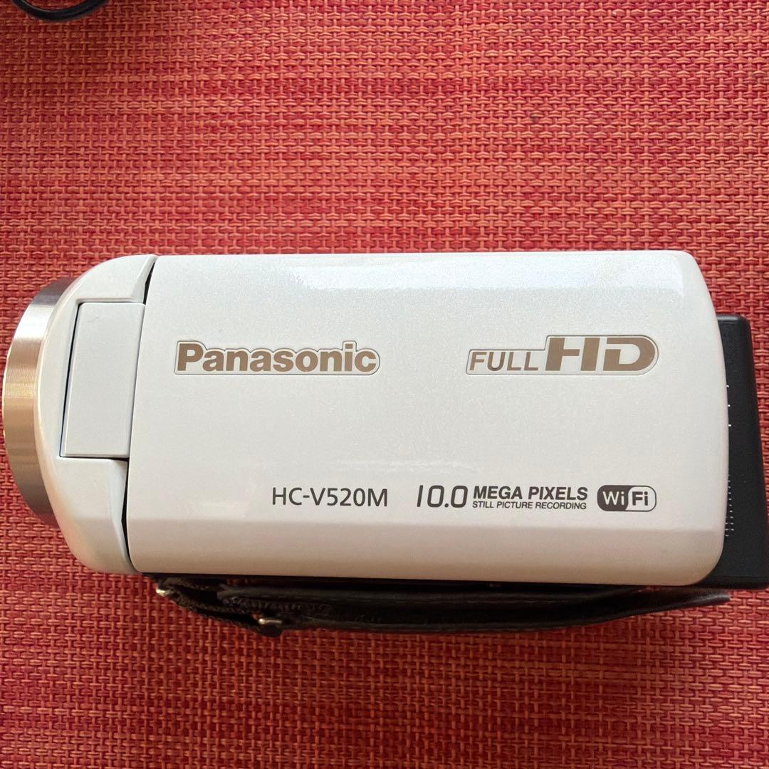 PanasonicデジタルハイビジョンビデオカメラHC-V520M[中古品] Panasonic（パナソニック） 【中古】Panasonic HC-V520M ホワイト