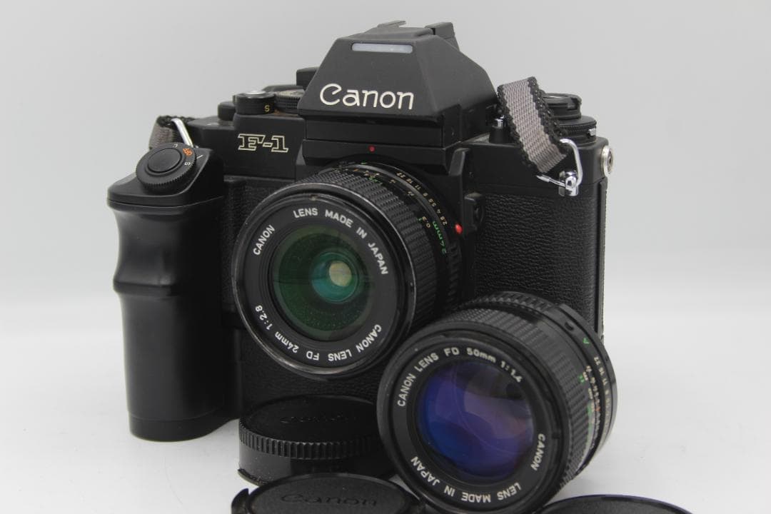 キャノン canon NEW F-1 モータードライブ FD 50mm 24mm F-1高速モータードライブカメラ - キヤノンカメラミュージアム