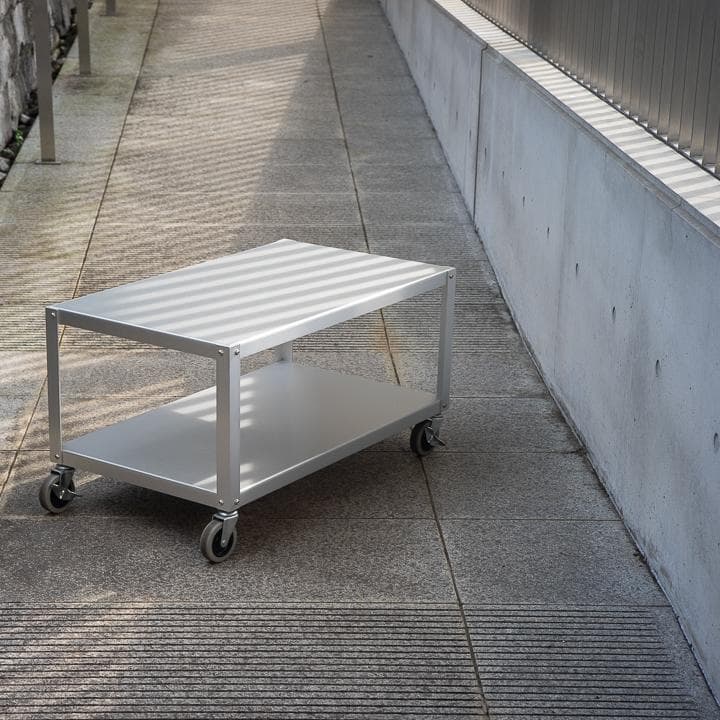 廃盤 無印良品 MUJI アルミ ローテーブル ワゴン 鈴木敏彦 - メルカリ