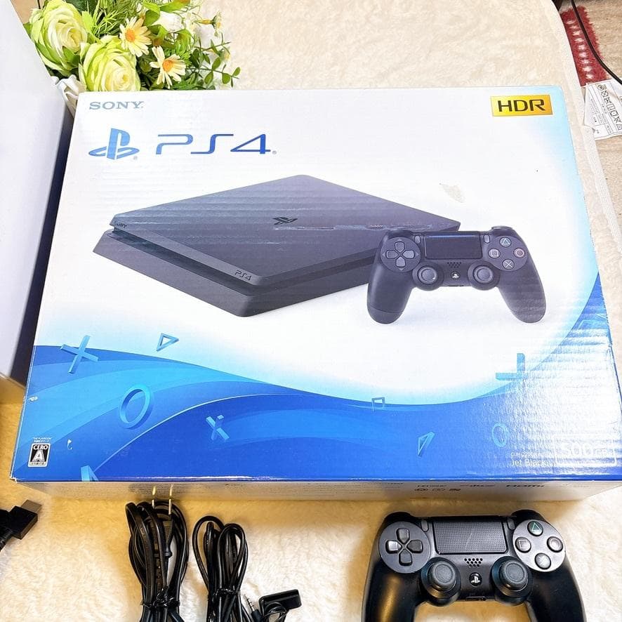 箱付き動作確認清掃済みPS4本体すぐ遊べるセットCUH-2200A+PSVR②