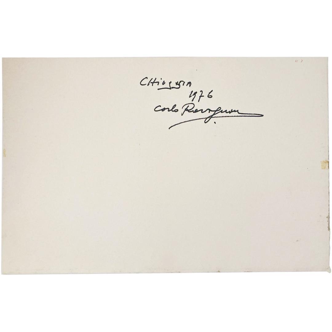 カルロ・ルヴァニャン｜キオッジャ｜ 水彩画｜原画｜20世紀