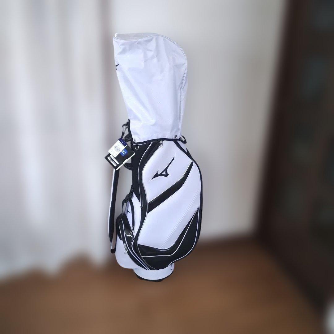 Mizuno ゴルフバッグ・キャディバッグ ホワイト/ブラック - メルカリ