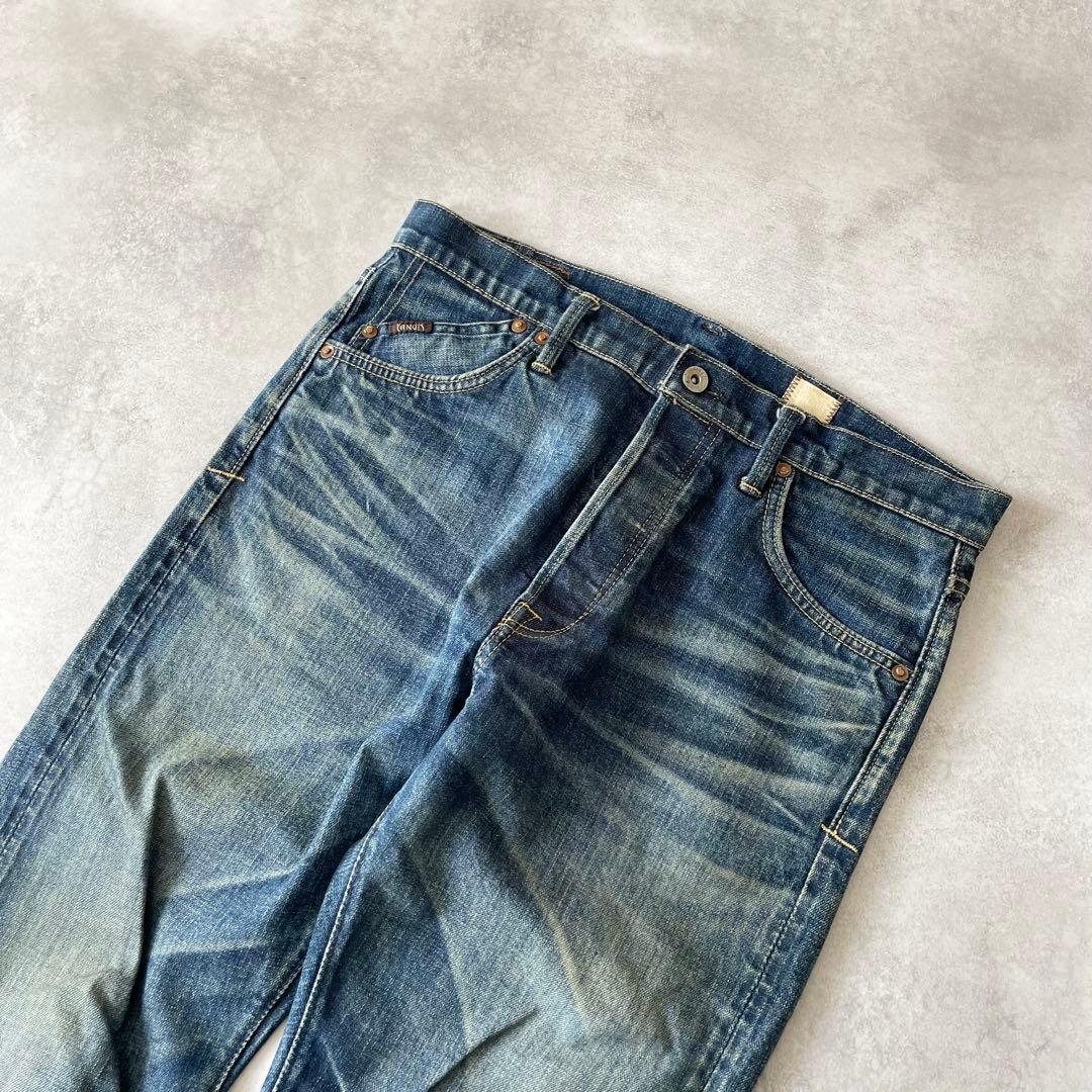 YANUK 藤原裕 コラボ BRUCE デニムパンツ ヤヌーク インディゴ 30