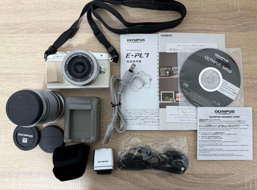 オリンパス ミラーレス一眼OLYMPUS PEN Lite E-PL7 ホワイト OLYMPUS PEN オリンパス ミラーレス Lite E-PL7 レンズキット ホワイト