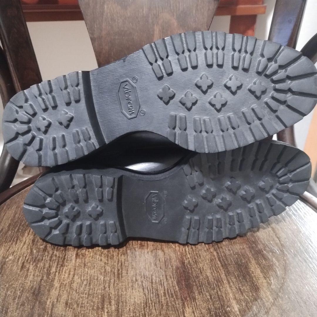 WHダブルエイチ干場さん愛用黒サイドゴアブーツ美品6Vibram菅原靴店Z