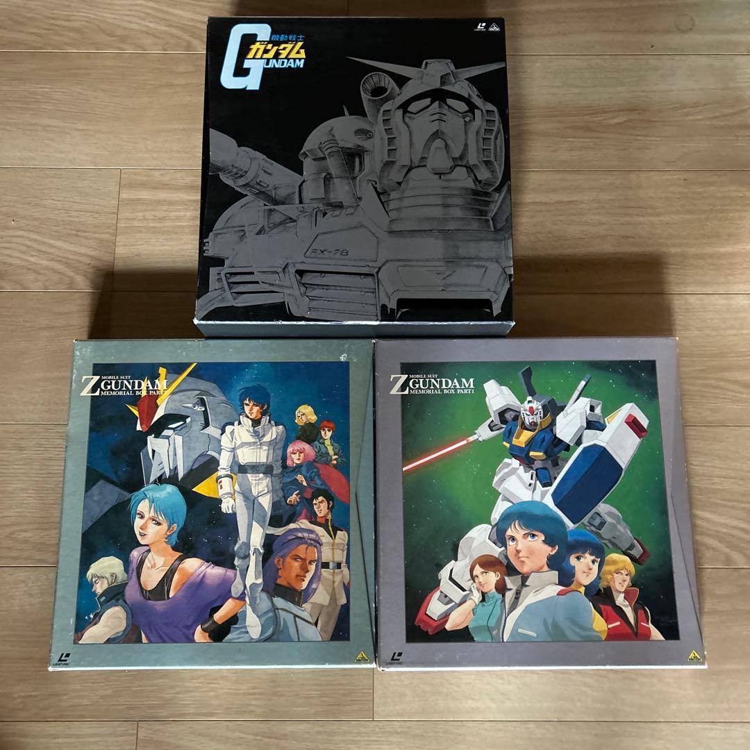 機動戦士ガンダム 機動戦士Zガンダム レーザーディスクメモリアルボックス セット レア希少品⭐️レーザーディスク】 ☆アニメシリーズ☆黒箱