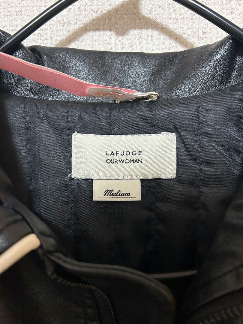 再販なし】ORO Buffing leather piping blouson