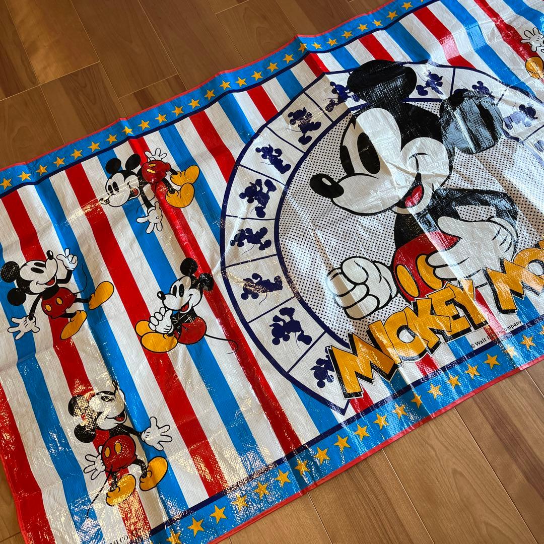 ☆昭和レトロ☆ ディズニー ミッキー レジャーシート 大版 - メルカリ