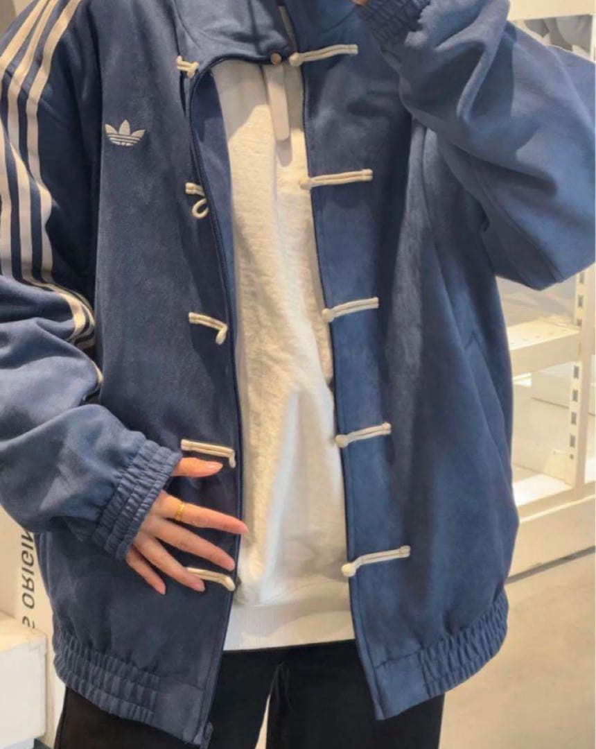 adidasアディダス 中国限定 蛇年トラックジャケット ネイビー XLサイズ