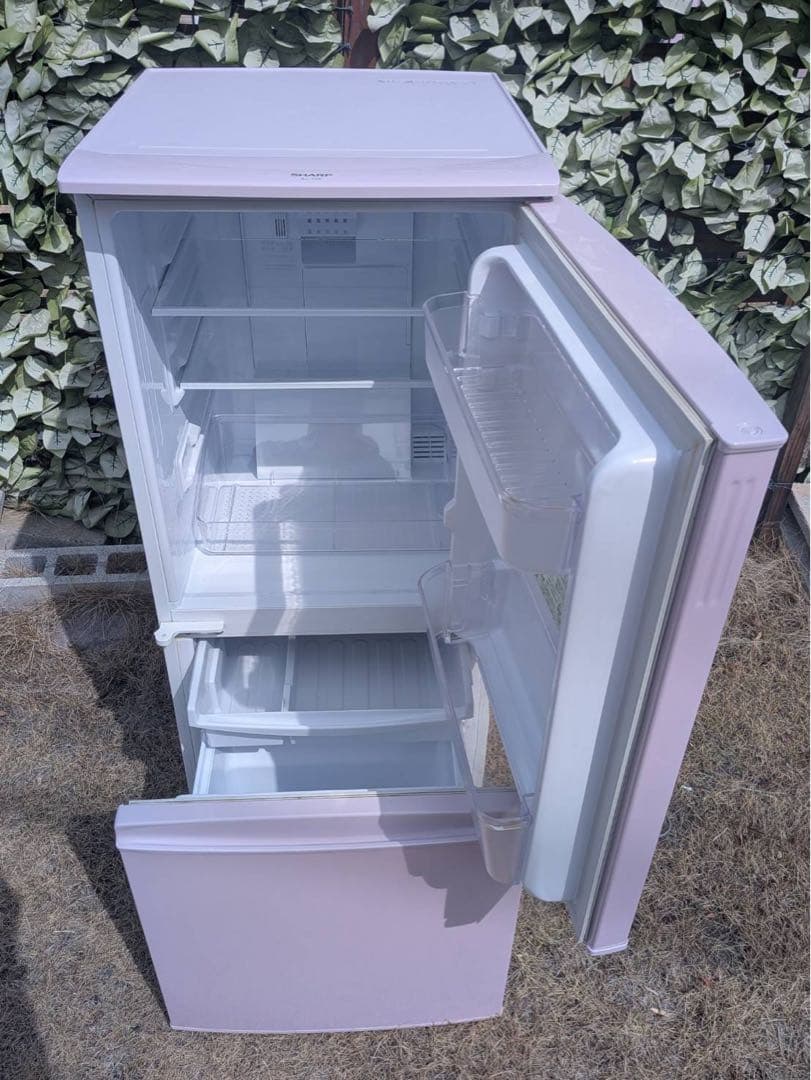 シャープ 2ドア冷蔵庫 ピンク SJ-14X-P 2013年製 近県配送無料 - メルカリ