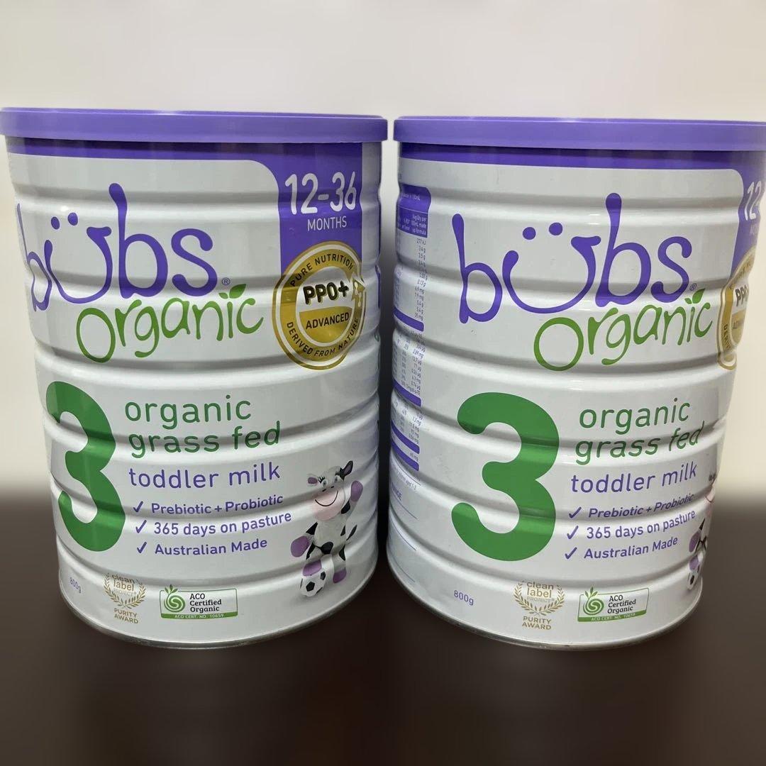 bubs organic オーガニック粉ミルク 2缶セット - メルカリ