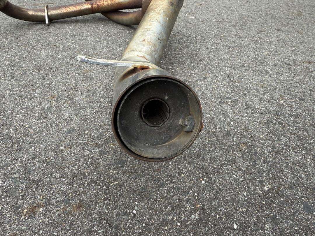 CB250T、CB400T用左出しマフラー Yahoo!オークション - 当時物 リード管 左出し マフラー 希少 ホーク H