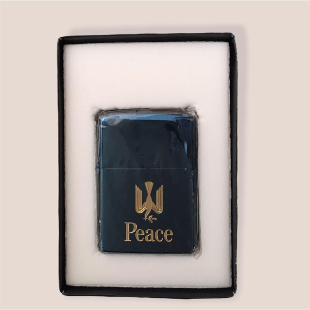 ジッポー ピース ブルーチタン 1995年製 - メルカリ