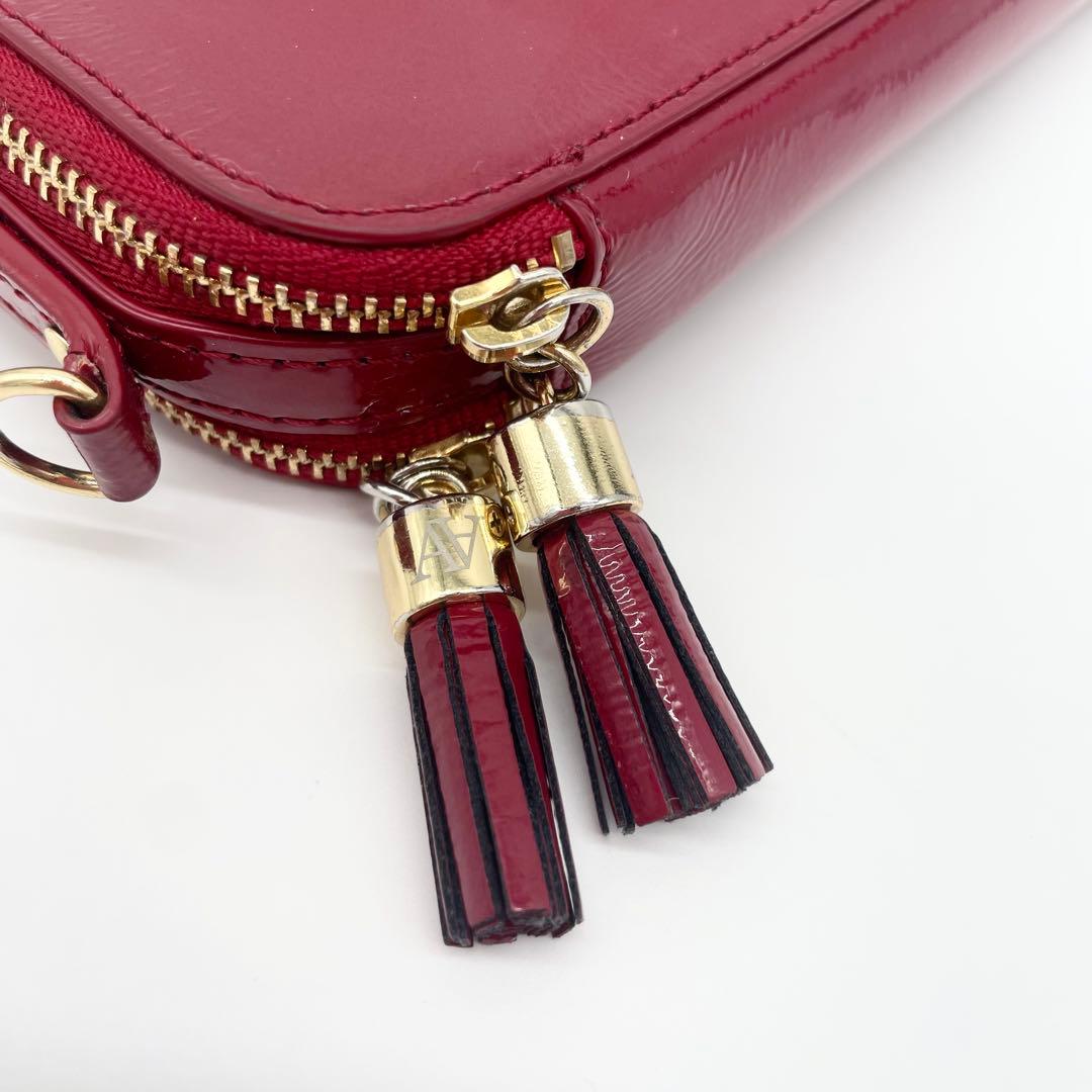 ATAO アミュレットケリー ショルダーバッグ スマホ入れ 長財布 ルビー