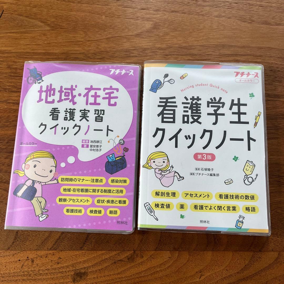地域・在宅看護実習クイックノート & 看護学生クイックノート - メルカリ