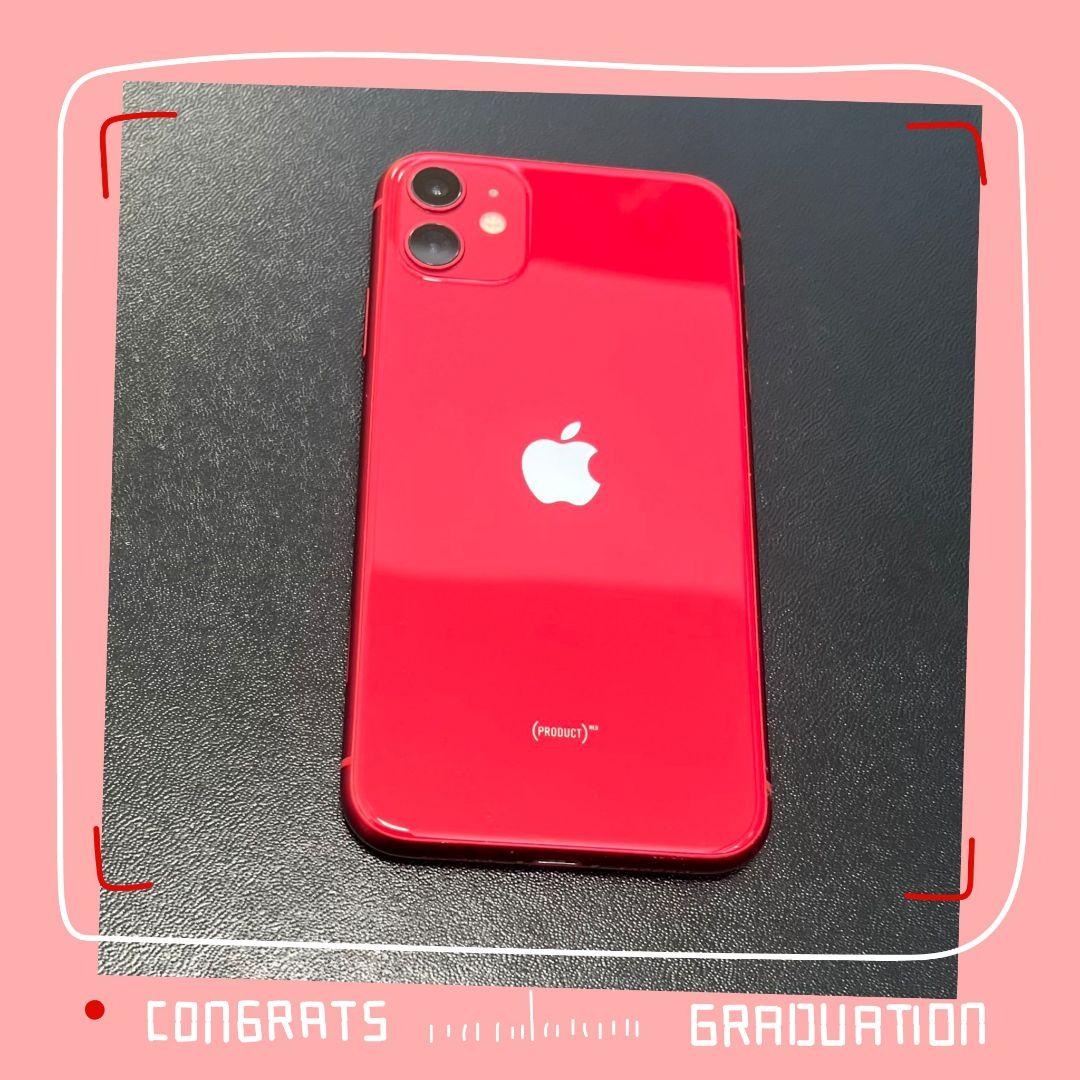 Apple iPhone 11 （PRODUCT）RED)　本体　64GB 赤 Amazon.com: Apple iPhone 11, 64GB, Red - Unlocked (Renewed Premium