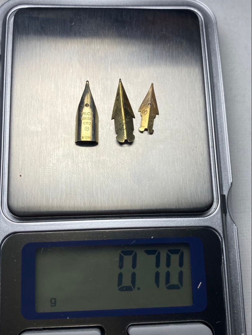 No.102 金無垢14K 0.70g 18k 0.19g 金 24K 純金