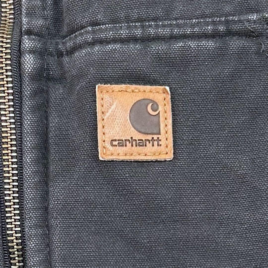 Carhartt ダックベスト ブラック V26 BLK フェード XLサイズ - メルカリ