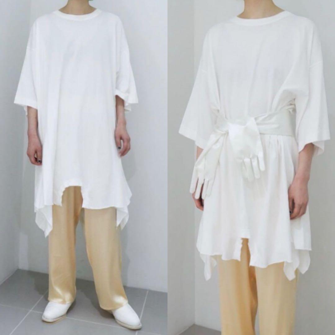 新品】MM6 MaisonMargiela マルジェラ Tシャツワンピース - メルカリ