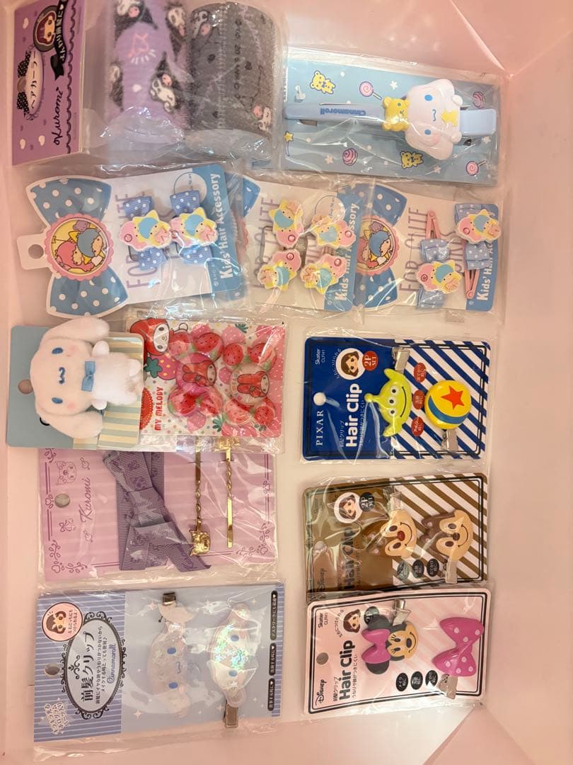 サンリオ ヘアクリップ マイメロ マイメロディ シナモロール クロミ