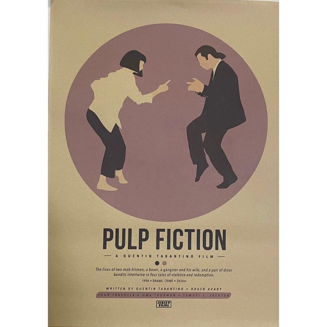 K517A3 パルプフィクション 映画 ポスター クエンティン