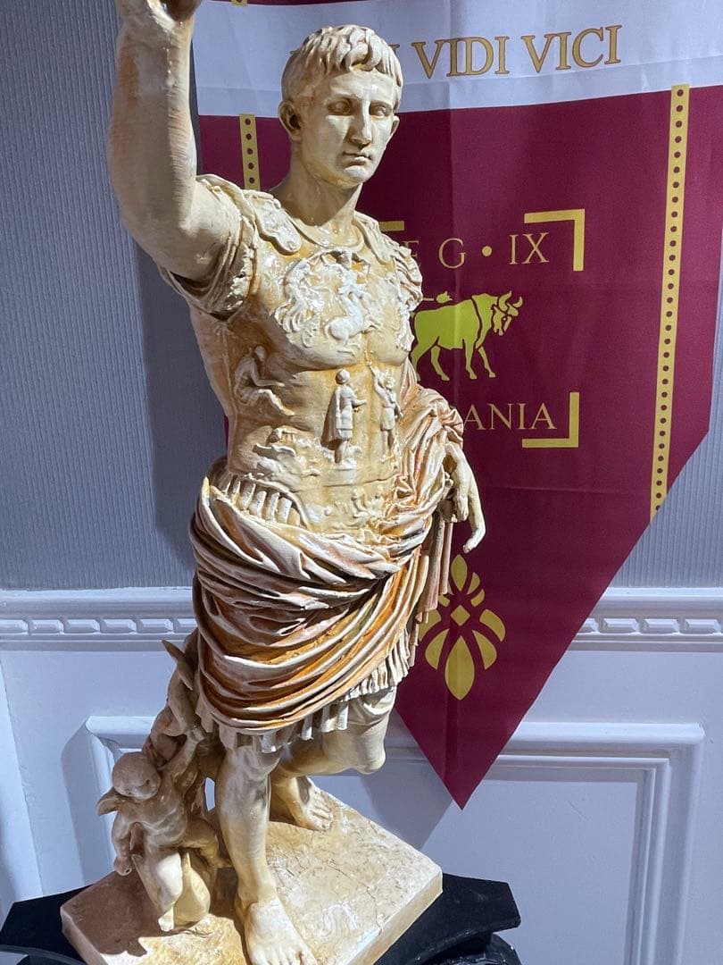 プリマポルタのアウグストゥス 高さ60cm , ローマ帝国 - メルカリ