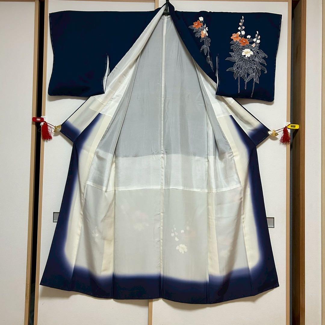 モ 正絹 友禅 訪問着 フルセット 未着用 卒業式 入学式 七五三 【ミト