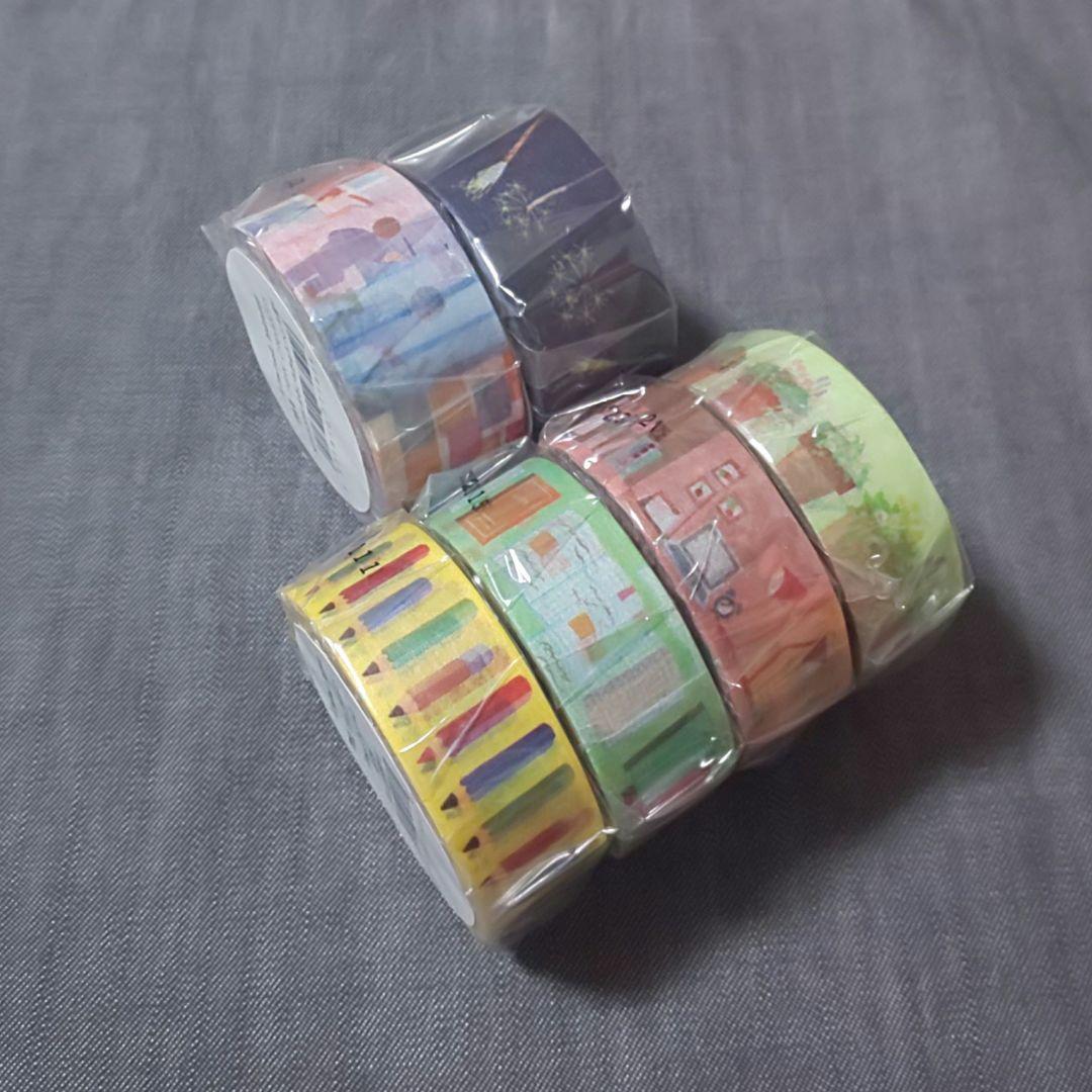 サムシングハッピー オカッパラバー マスキングテープ 英国とアリス