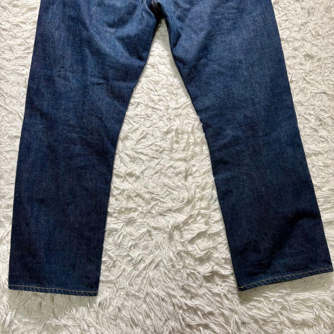 美品】桃太郎ジーンズ 銅丹レーベル インディゴデニム 30 藍布屋