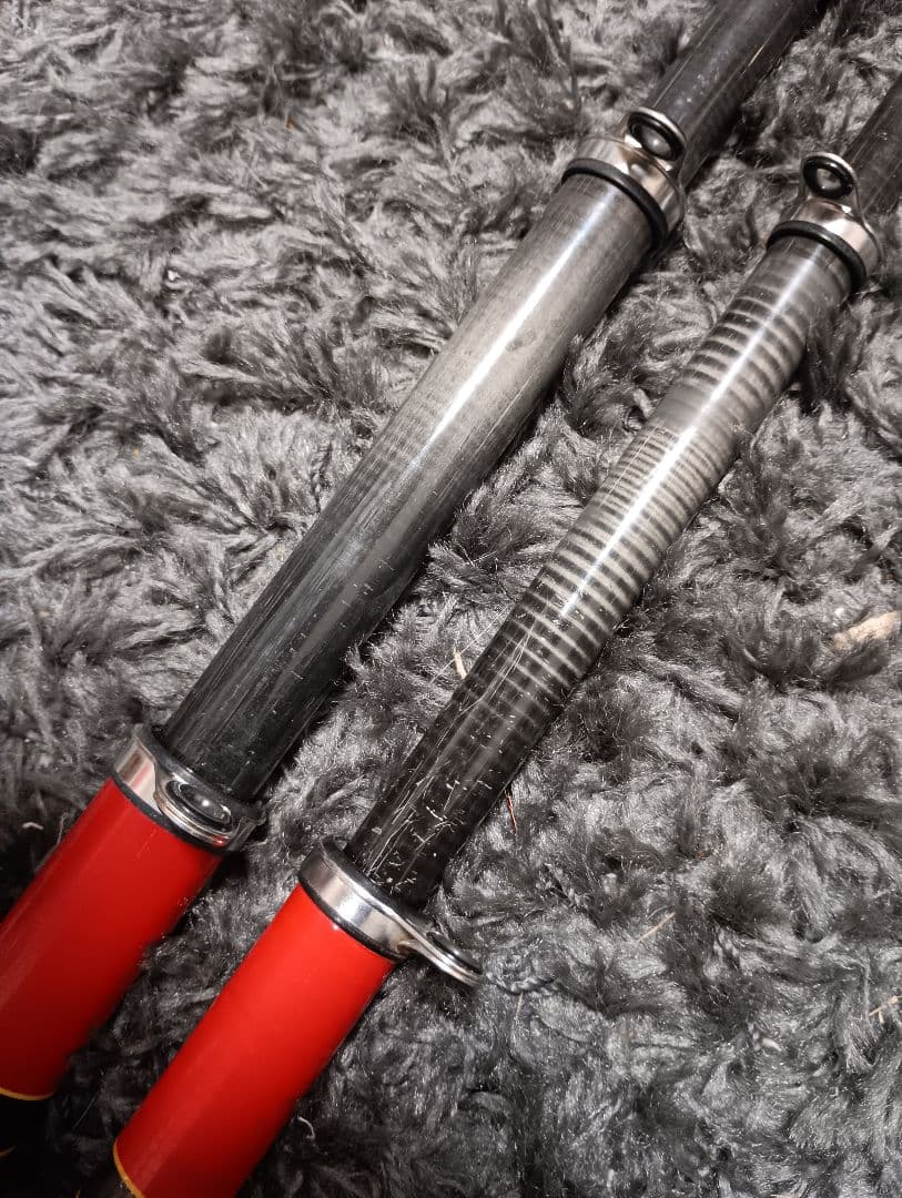 がまかつ がま磯 中硬2号5m & 硬調4号5m まとめて2本 - メルカリ