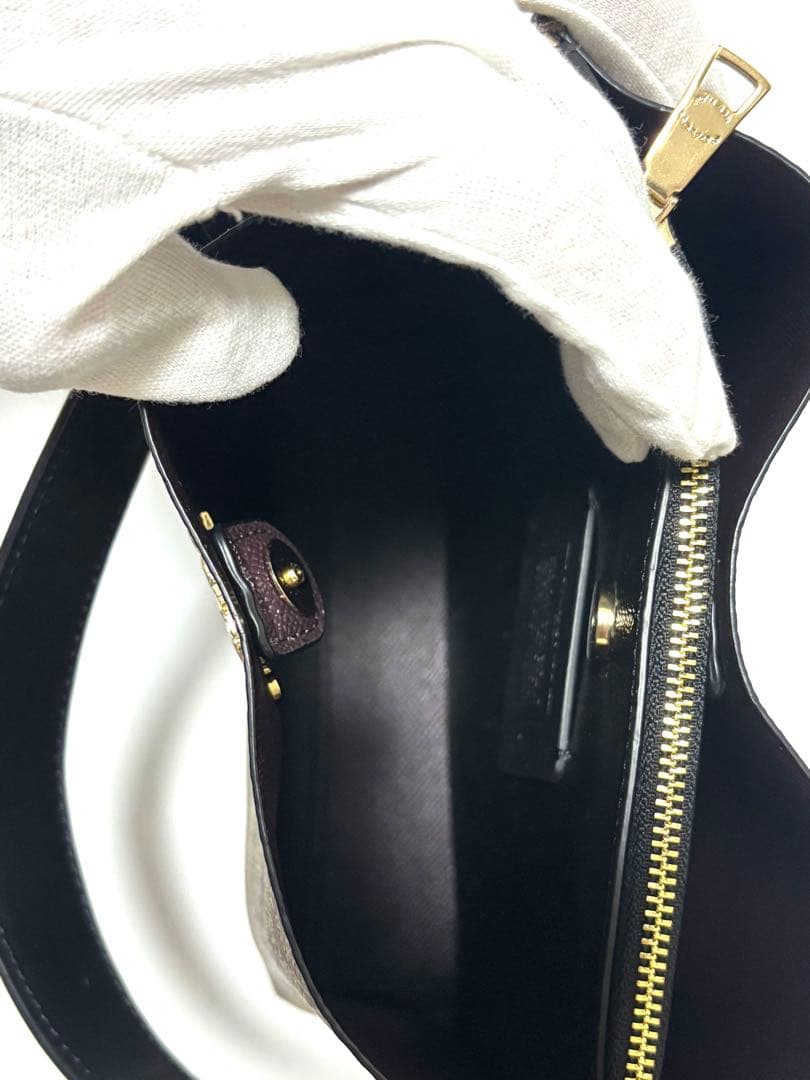 COACH コーチ モリー バケットバッグ 22 シグネチャー CA582 - メルカリ