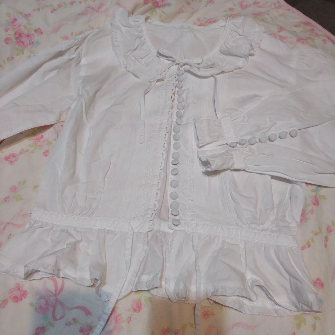 ピンクハウス♡ブラウス PINK HOUSE（ピンクハウス） ブラウス シャツ フリル襟付きブラウス