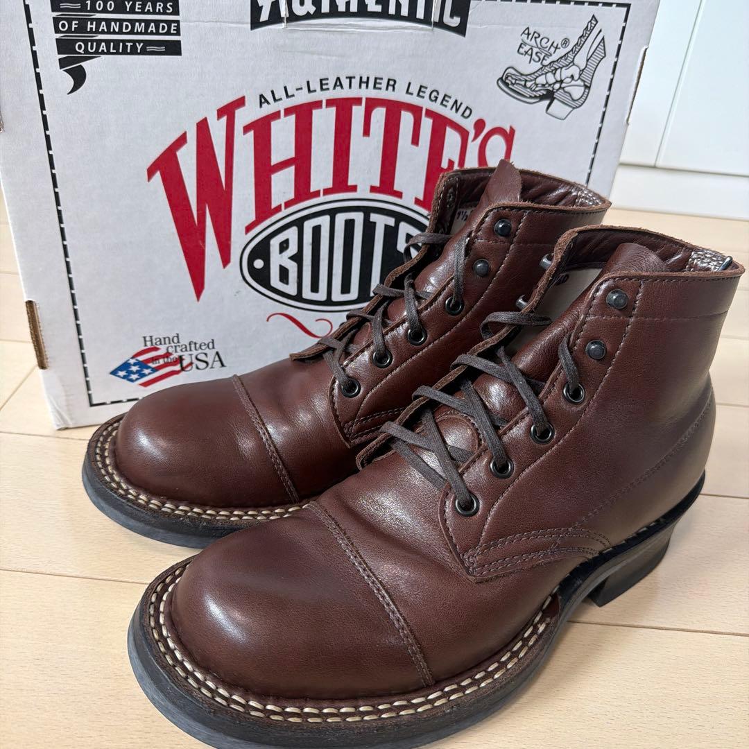 ホワイツブーツ　ブラウン　セミドレス　フレンチカーフ ホワイツブーツ] WHITE'S BOOTS SEMI DRESS ドレスブラウン