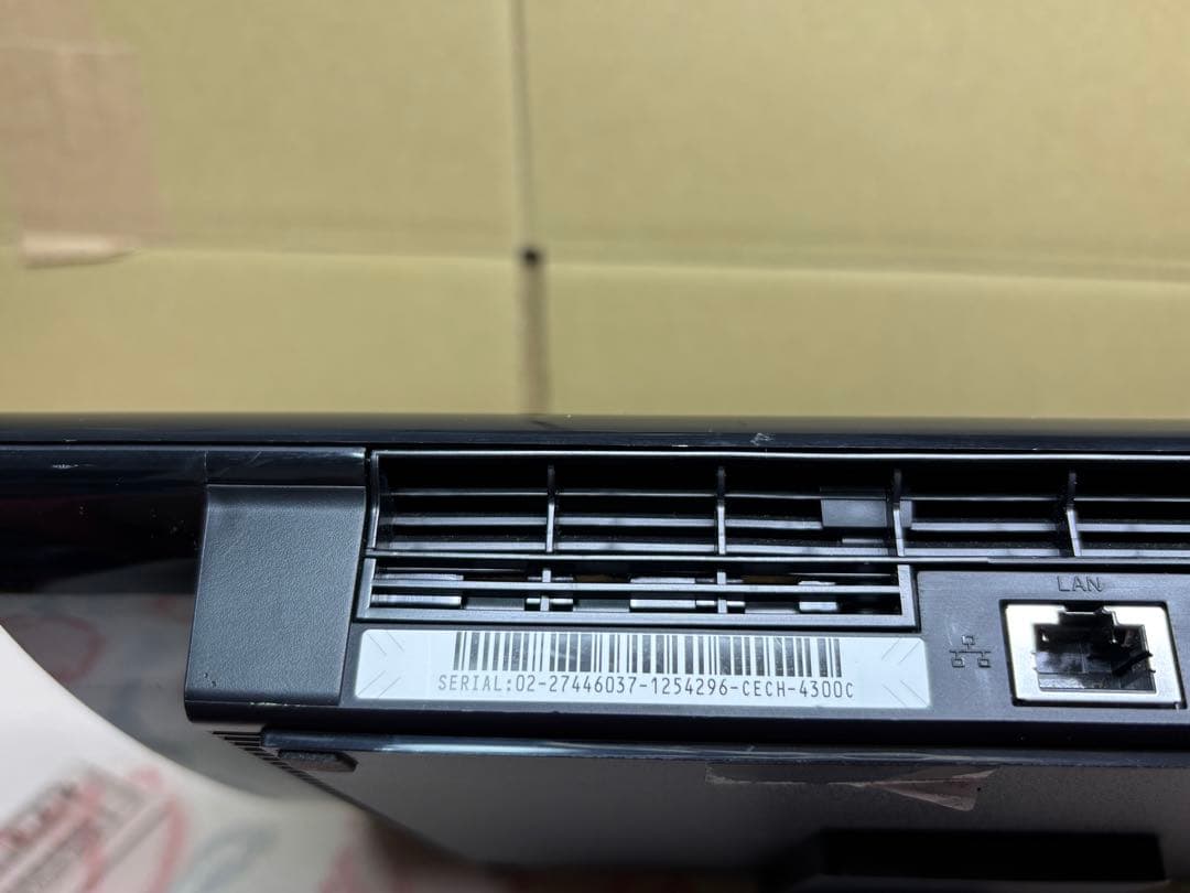 ジャンク品 PlayStation 3 ブラック 本体 CECH-4300C - メルカリ