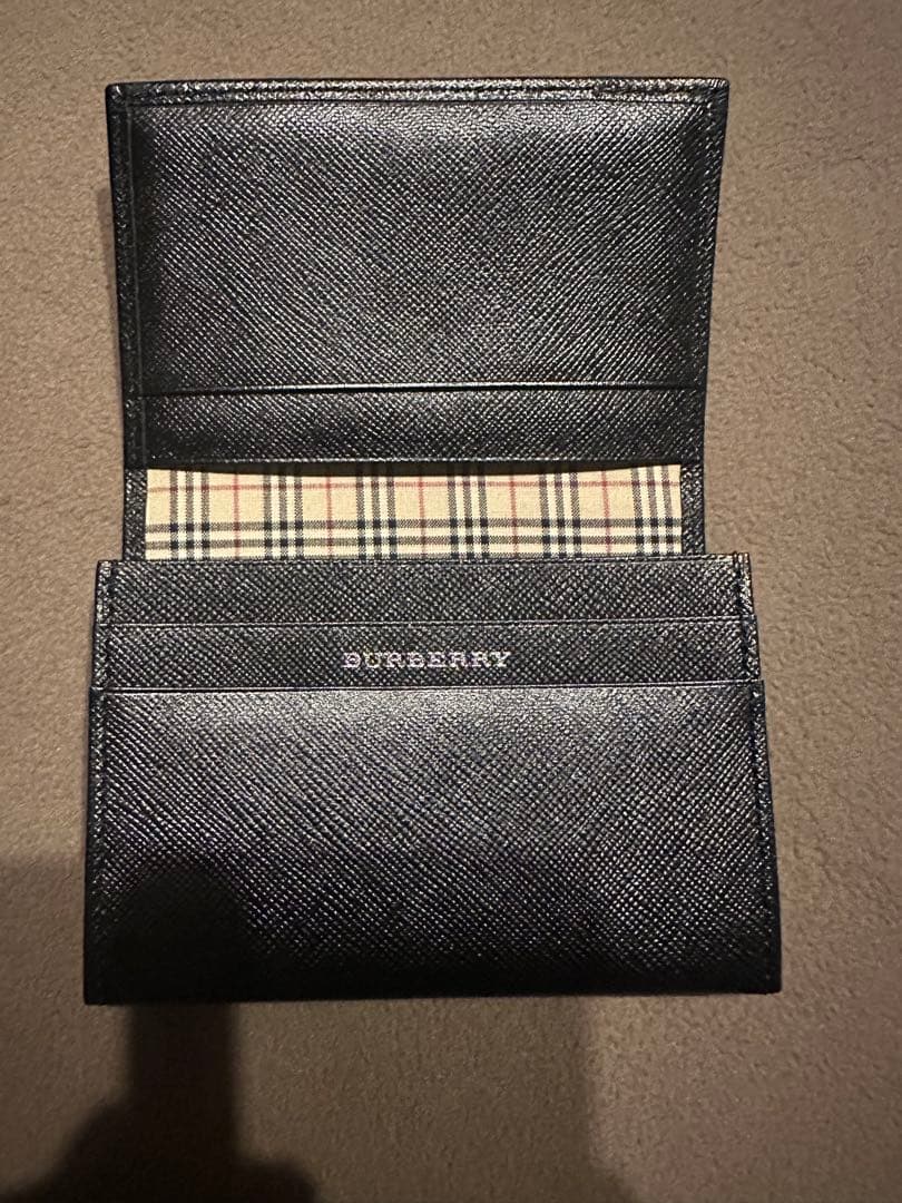 BURBERRY バーバリー　名刺入れ 新品】【アウトレット品】 BURBERRY バーバリー 名刺入れ カードケース