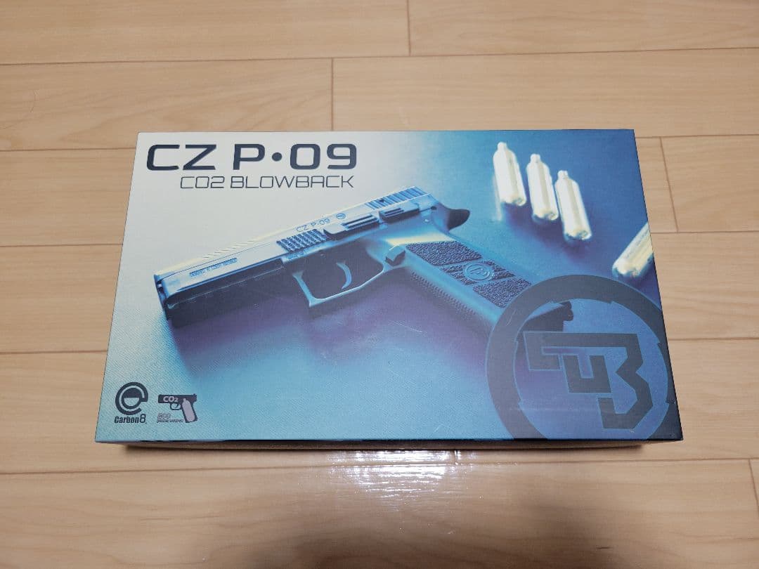 carbon8 CZ-P09 CO2ガスブローバック Carbon8 製 】 CZ オフィシャルライセンス Co2 GBB CZ P09 ハンドガン