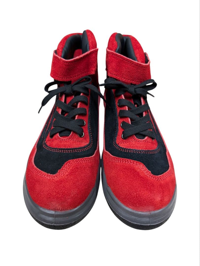 ATENEO　安全靴　レッド×ブラック　27.5cm