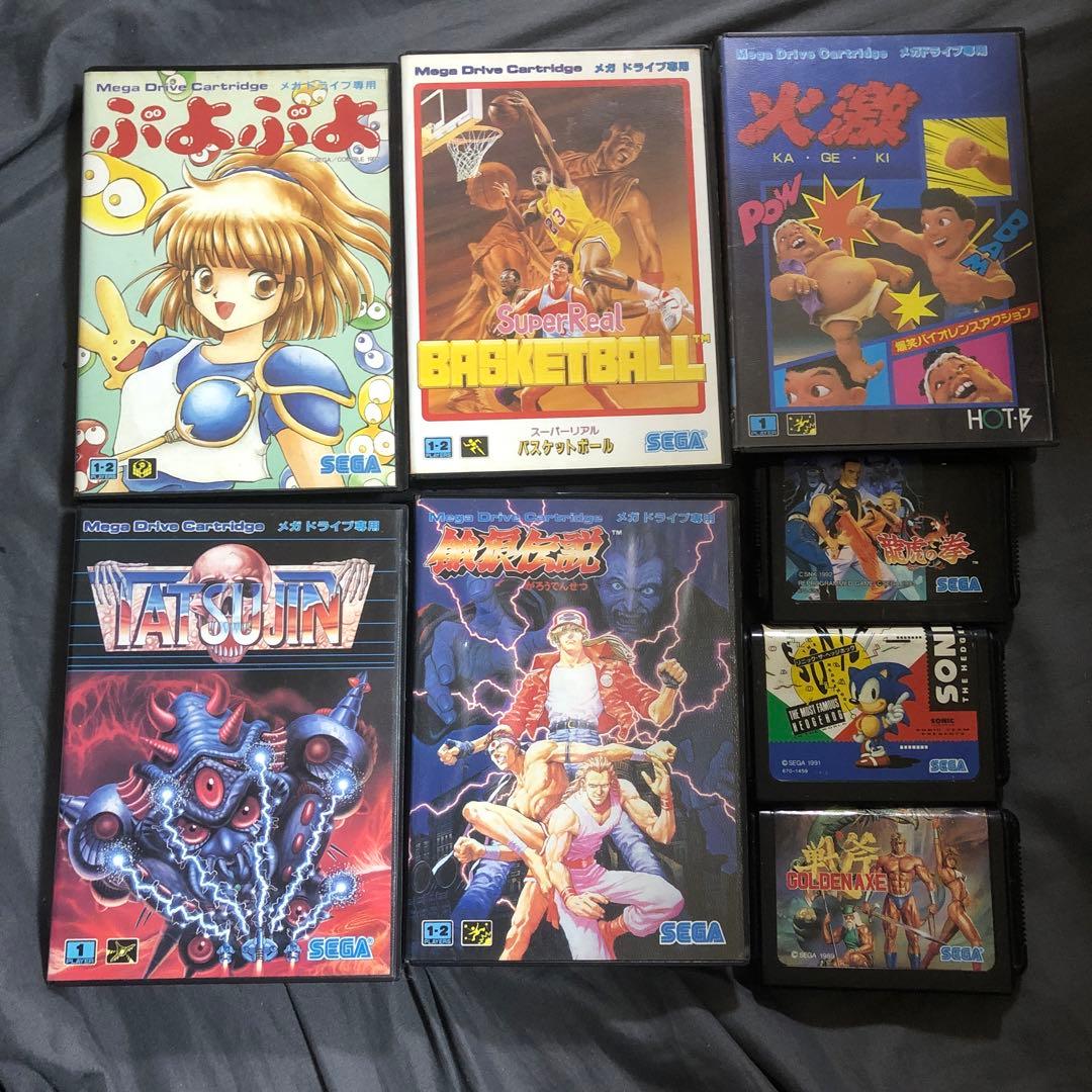 メガドライブ　ソフト メガドライブ本体、ソフト21本セット - メルカリ