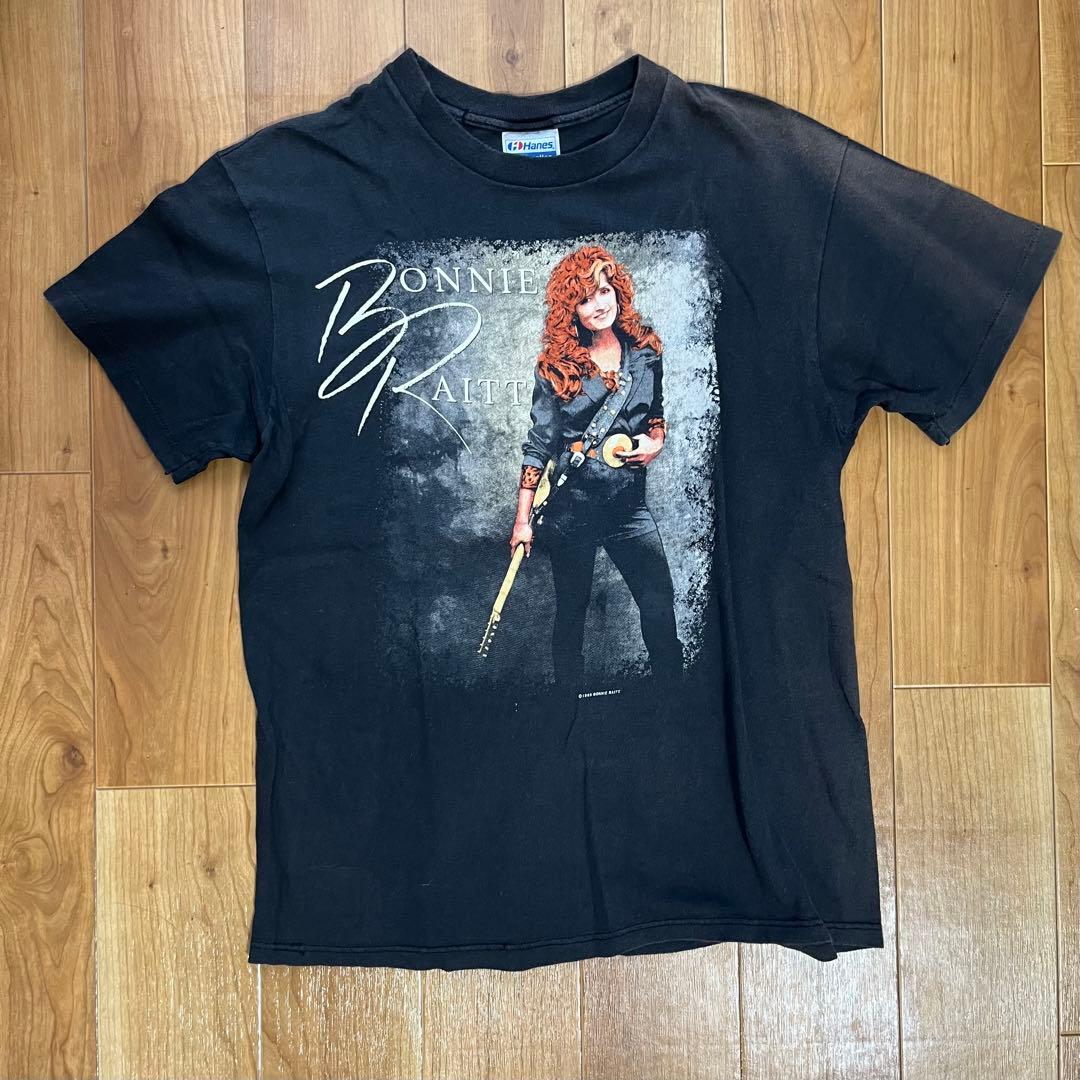 80s バンT ボニー・レイット バンド Tシャツ 鬼フェード サンフェード