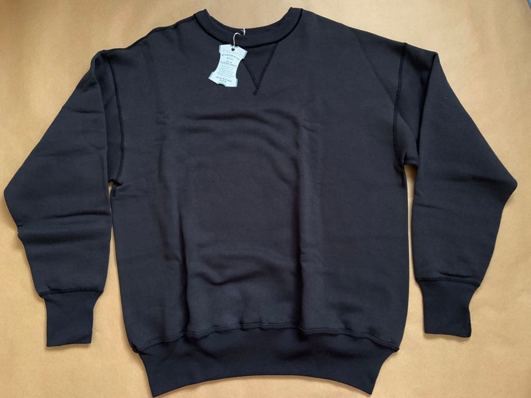 新品 ウエアハウス 401 スウェット BLACK スミクロ 44 XL 無地
