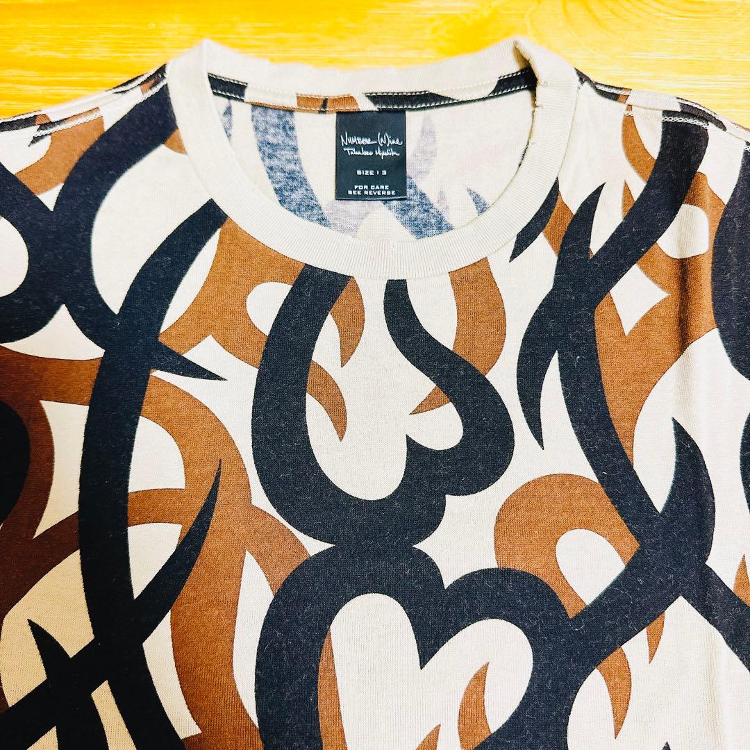 未使用品】NUMBER (N)INE GIVE期 ハートトライバル Tシャツ - メルカリ