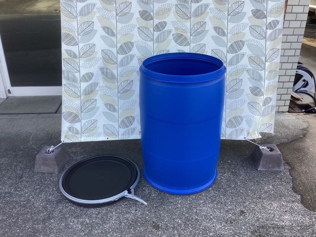 152プラスチックドラム ポリタンク オープンタイプ 200ℓ 引取限定