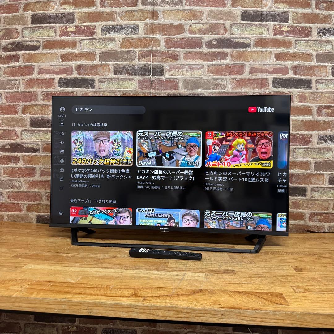 ハイセンス 40V型 液晶テレビ 40BK2 スマートテレビ 動画アプリ搭載