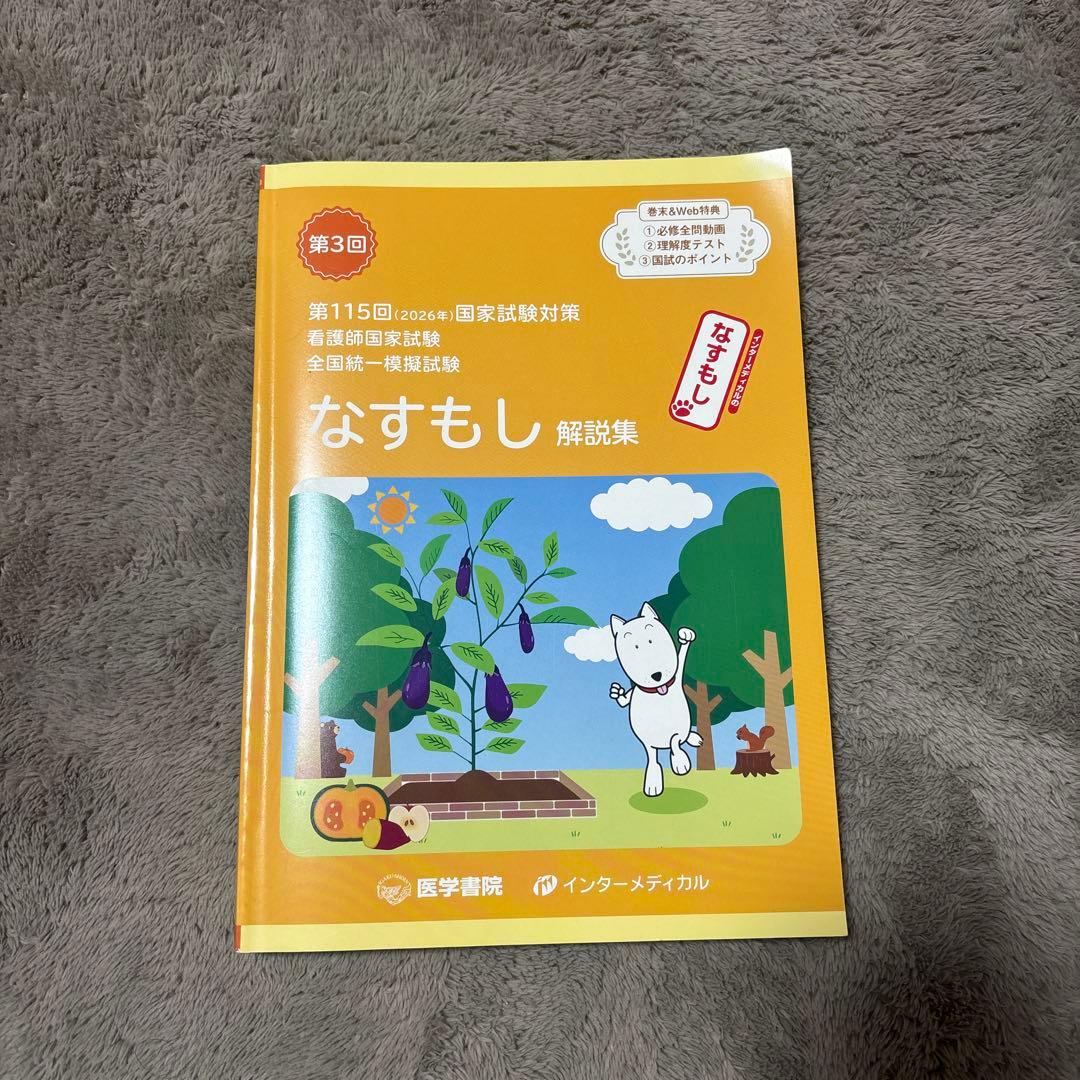 看護師国家試験 2025年度 なすもし 解説集 第3回 国家試験対策 - メルカリ