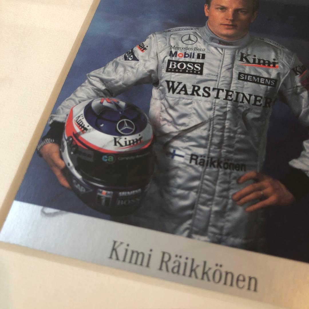 キミ・ライコネン 直筆&印刷サイン入りドライバーズカード - メルカリ